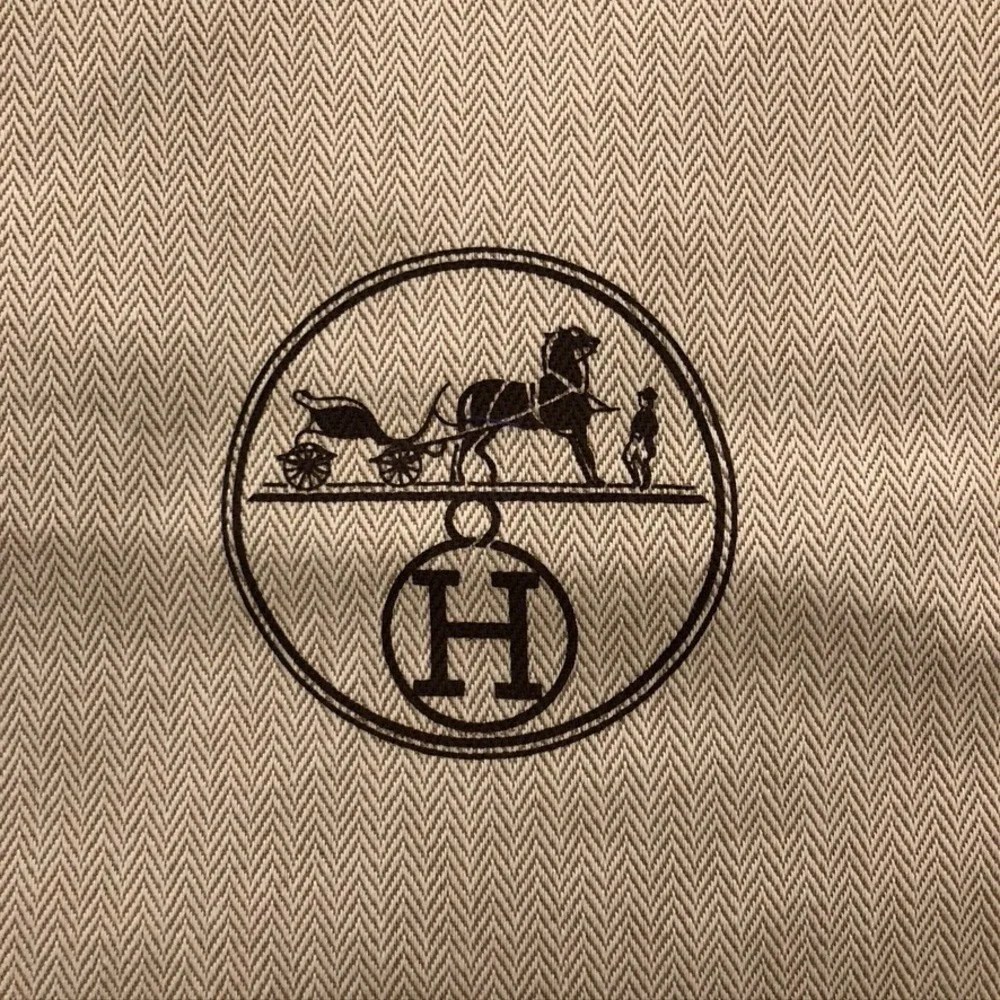 Hermes Dustbag Shoe Or Wallet Protection Drawstring Bag 9.5x13 Storage Gift